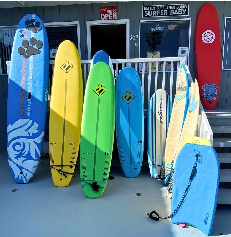 Surf Rental Surfboard & Beach Rentals Ocean Beach San Diego – Better Surf than ...