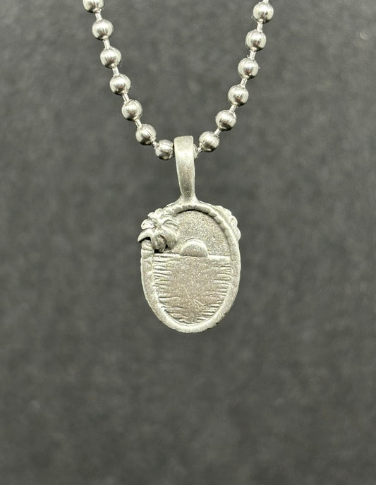 Sunset Pewter Surf Pendant by Strickly Boarding
