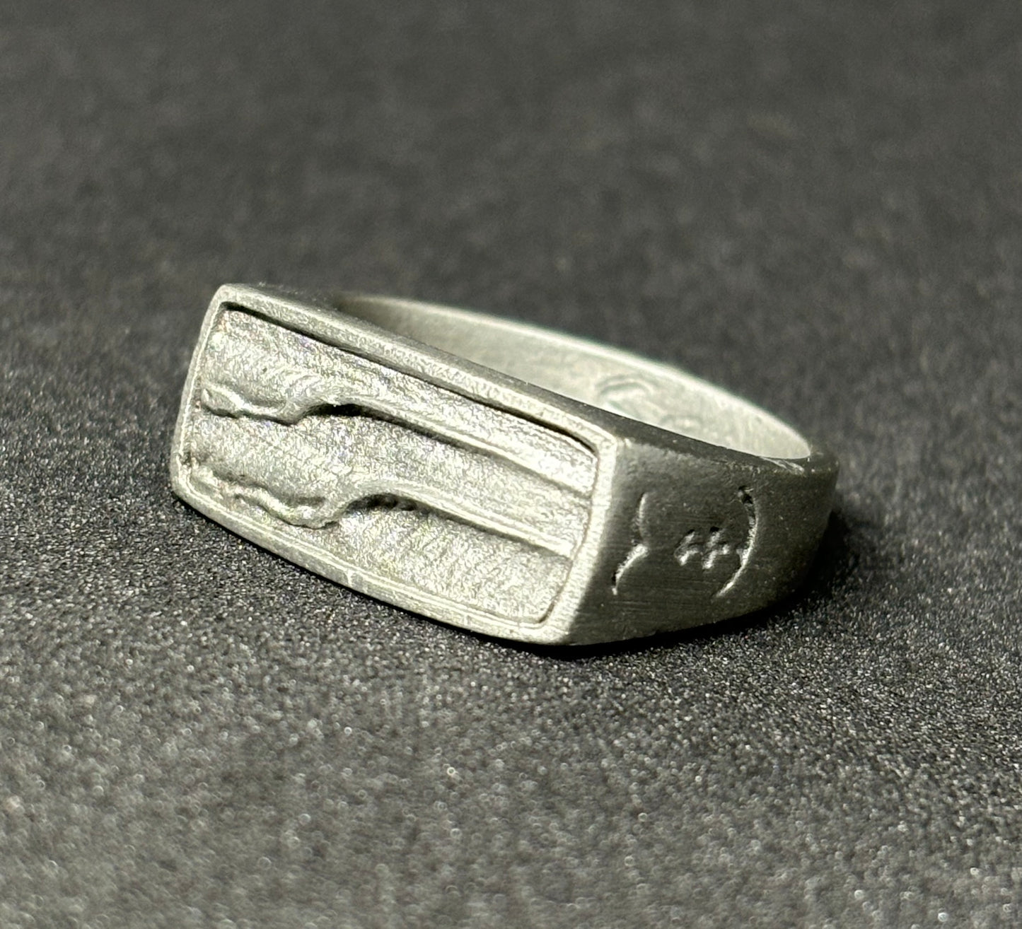 Boat Trip Mens Pewter Surf Ring by Strickly Boarding – Better Surf