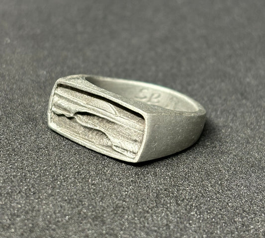 Dawn Patrol Mens Pewter Surf Ring by Strickly Boarding