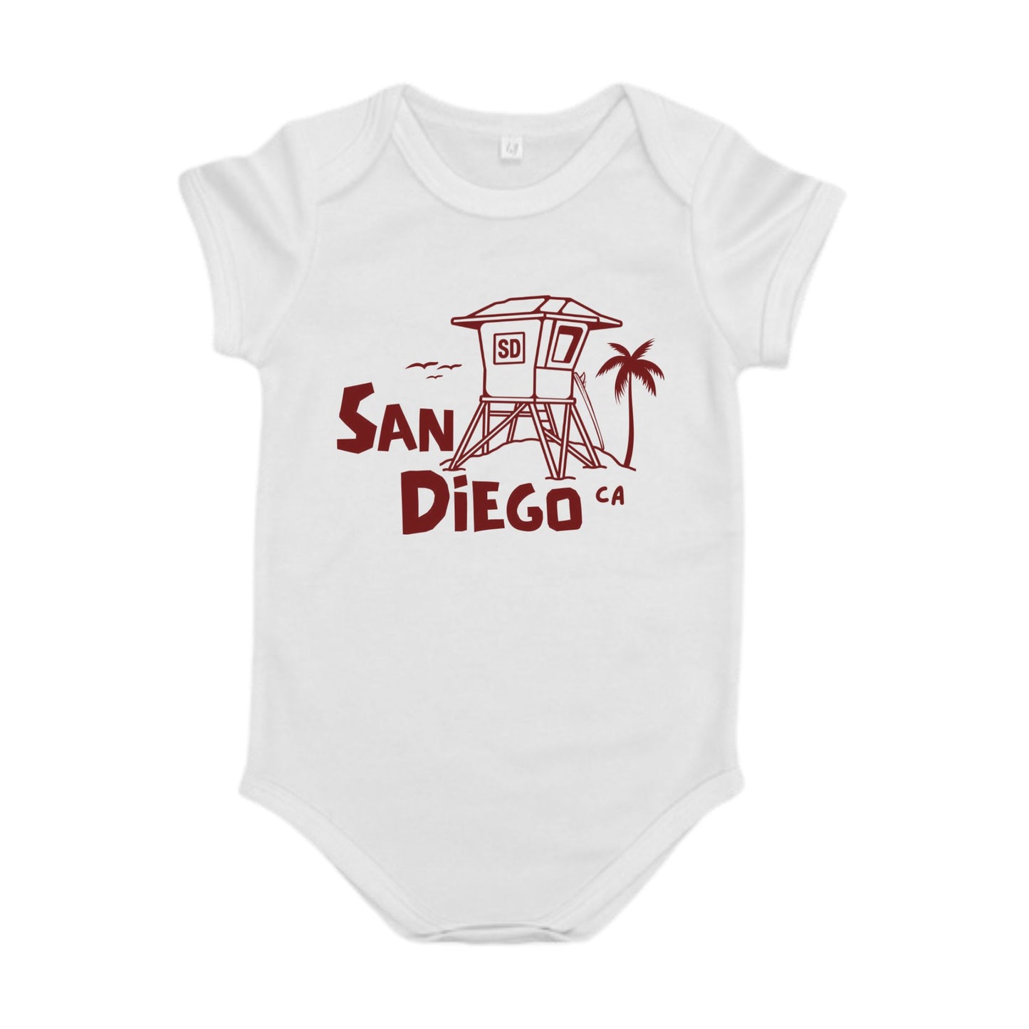 San Diego Lifeguard Baby Onesie Bodysuit
