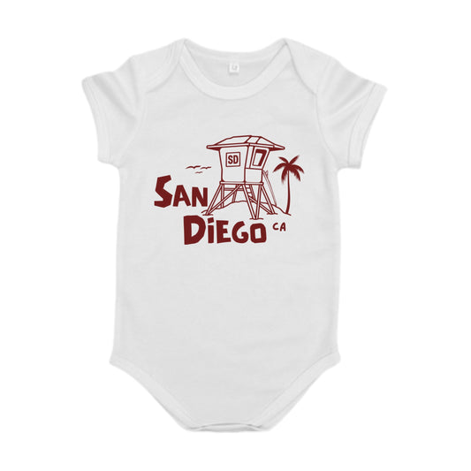 San Diego Lifeguard Baby Onesie Bodysuit