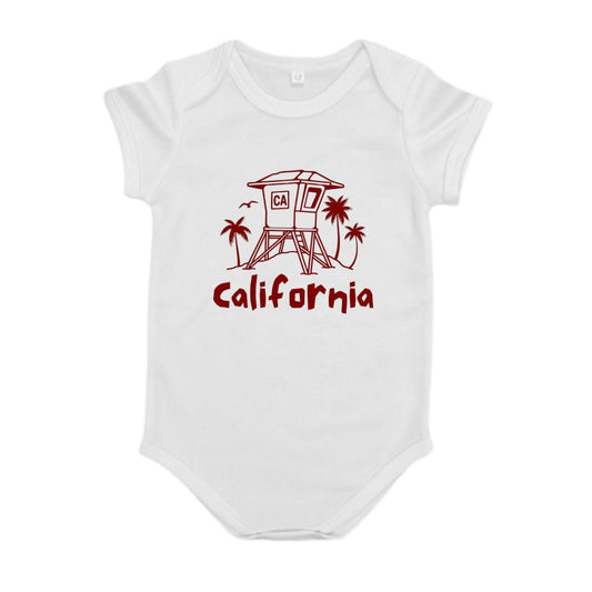 California Lifeguard Baby Onesie Bodysuit