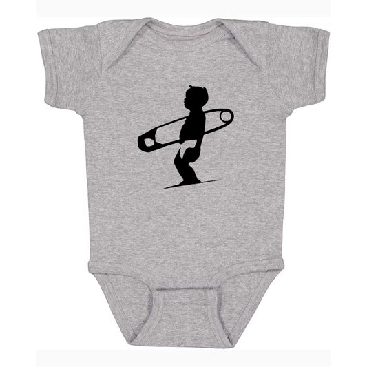 Diaper Pin Surfer Onesie