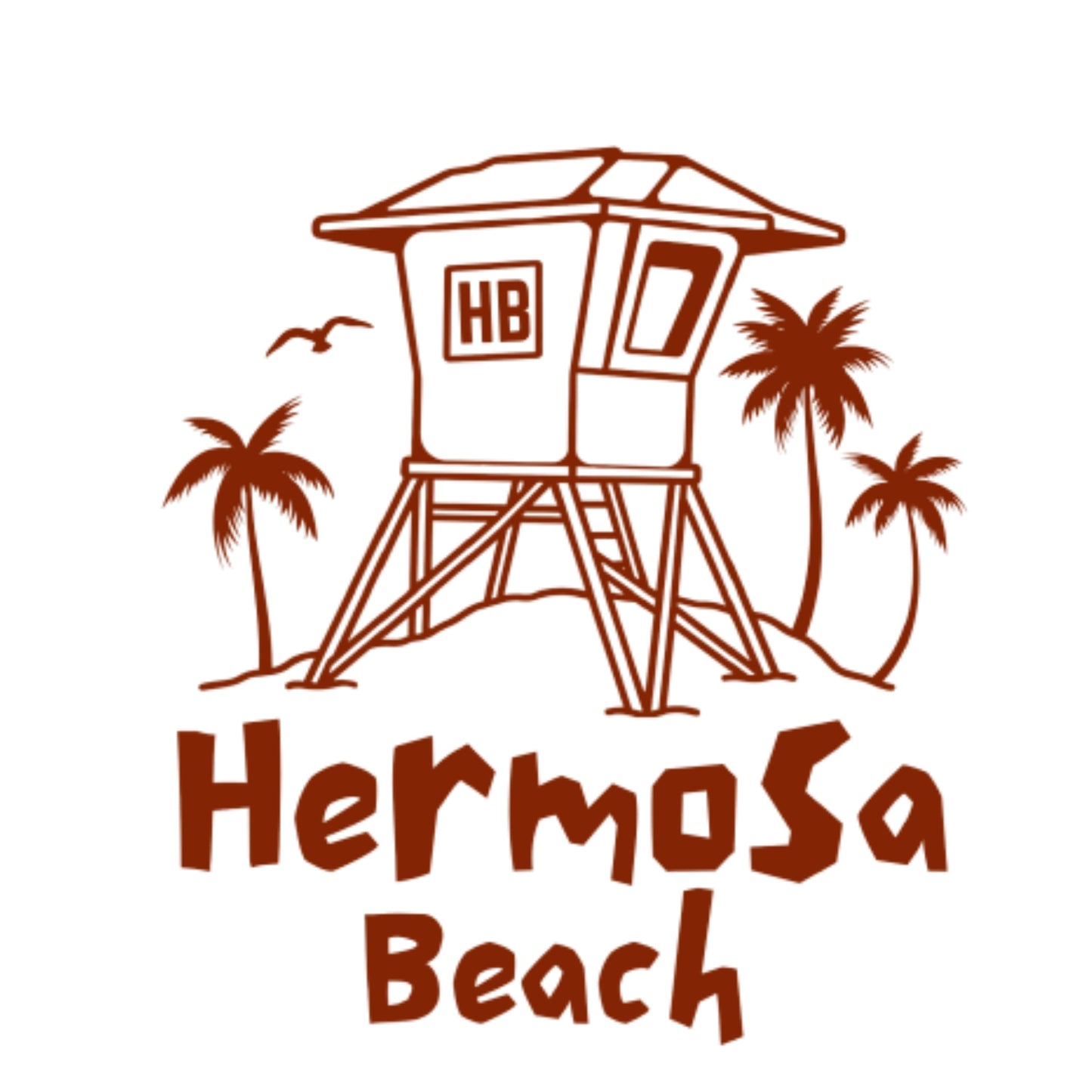 Hermosa Beach Lifeguard Baby Onesie Bodysuit