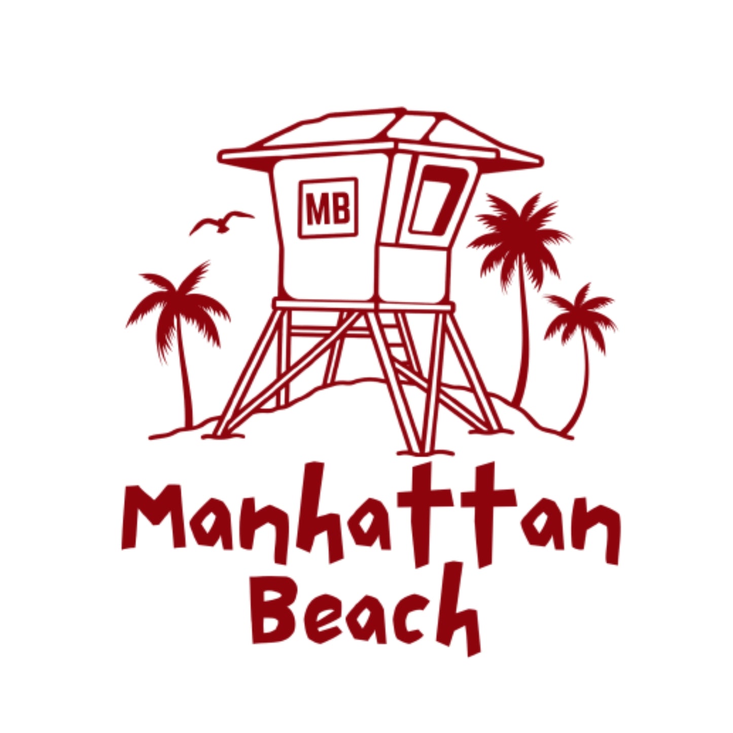 Manhattan Beach Lifeguard Baby Onesie Bodysuit