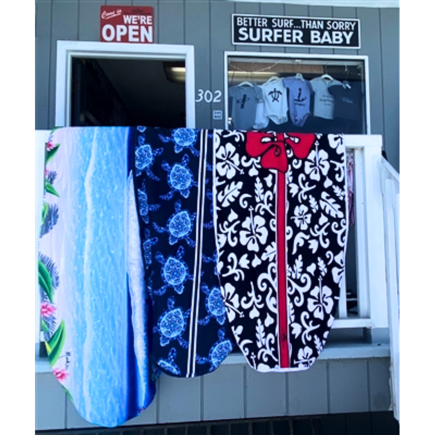 Surfboard Shaped Beach Towel