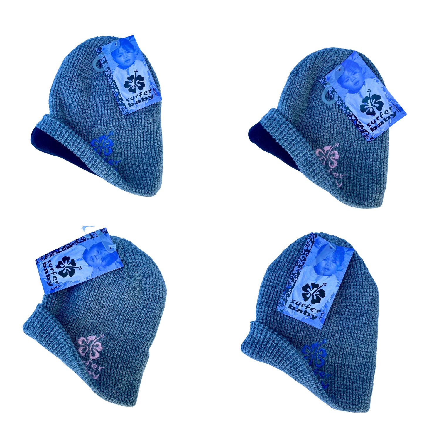 Surfer Baby Knit Waffle-weave Beanie