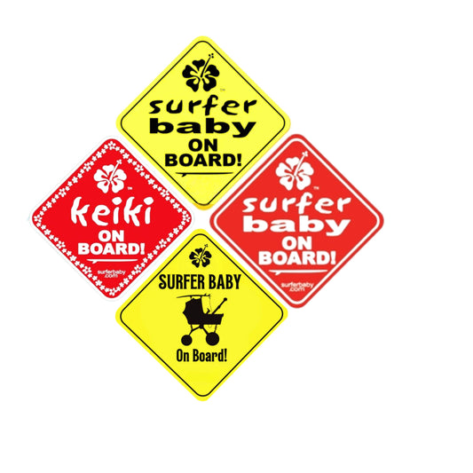 Surfer Baby on Board Sticker