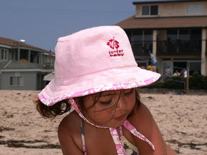 Surfer Baby Cotton Terry Floppy   bucket Sun Hat