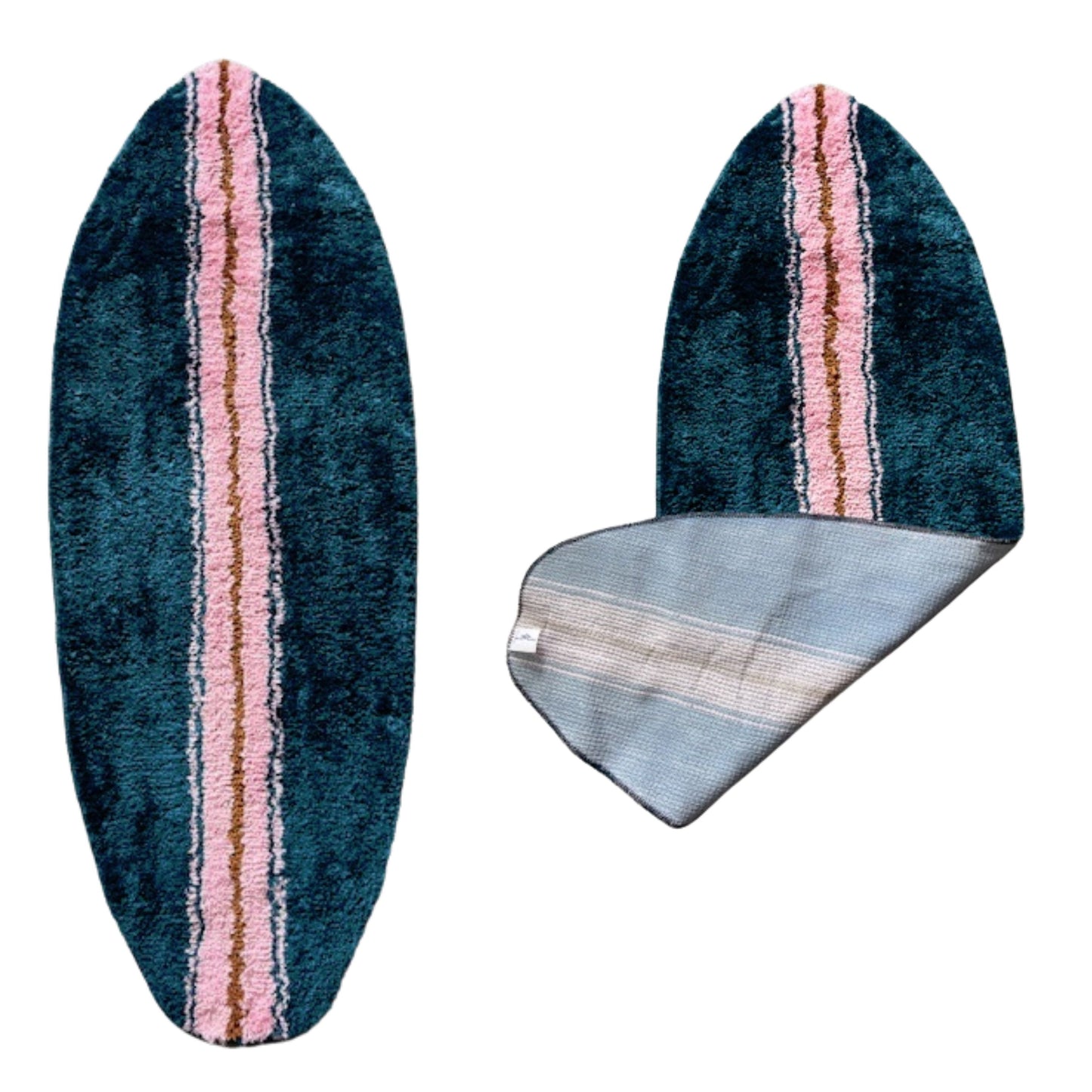 Surfboard Shaped Rug bath Mat