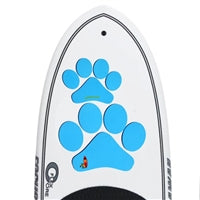 The Pup Deck - Deck Pad for Dogs - Paw Prints (Blue)