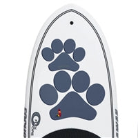 The Pup Deck - Deck Pad for Dogs - Paw Prints (Slate)