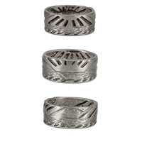 Glass Off Womens Pewter Surf Ring by Strickly Boarding