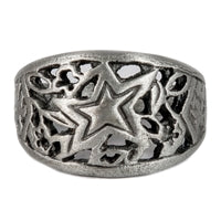 Hono Aloha Womens Pewter Surf Ring by Strickly Boarding