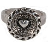 Lovers Beach Womens Sterling Silver Surf Wave Ring by Strickly Boarding