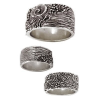 Reef Womens Sterling Silver Surf Wave Ring by Strickly Boarding