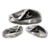 Wet Dreams Womens Sterling Silver Surf Ring by Strickly Boarding