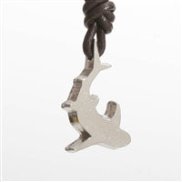 Great White Shark Pewter Surfer Pendant by Zula Surfing